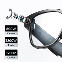 Lunettes Intelligentes XREAL avec Caméra 8K UHD, Traduction IA en Temps Réel, Lentille Unique, Monture en Plastique et Titane, Étanchéité IPX-4, Éclairage Automatique
