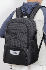 Mochila para ordenador portátil de viaje de negocios personalizada, mochilas de nailon impermeables para exteriores de alta calidad de 18,4 pulgadas - Product Image 4