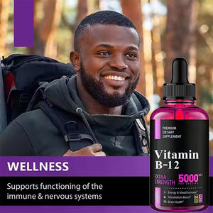 Gotas Sublinguales <span class=keywords><strong>de</strong></span> <span class=keywords><strong>Vitamina</strong></span> <span class=keywords><strong>B12</strong></span> para Adultos OEM, <span class=keywords><strong>5000</strong></span> MCG, Suplemento Líquido <span class=keywords><strong>de</strong></span> Metilcobalamina para el Apoyo Inmunitario y el Blanqueamiento <span class=keywords><strong>de</strong></span> la Piel - Product Image 5