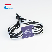 Pulsera RFID NFC en Oferta, 13.56MHz NTAG213/215/216, Tejida, Impermeable, para Pagos, Hotel, Brazalete