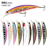 Umpan Pancing Ikan Kecil Besar 110mm 21g Umpan Buatan Tipe Swimbait Tenggelam Umpan Pancing Ikan Trout