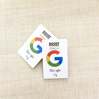 Individuell Gestaltete Google-Bewertungskarten 213 215 216 Chip Bestseller Maßgeschneidertes Design NFC Social Media Share NFC-Karte