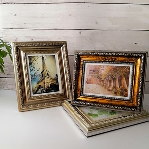 Gorgeous Baroque Table Top 8x10 Inch Custom Ornate Golden <strong>Antique</strong> <strong>Frame</strong> for Painting - Product Image 5
