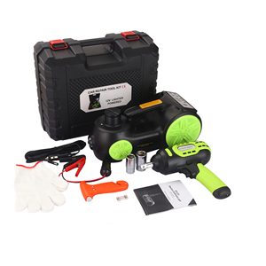 CarJack électrique hydraulique multifonctionnel avec pompe à compresseur et kit de clé électrique 3 en 1 5 tonnes 12V avec télécommande - Product Image 2