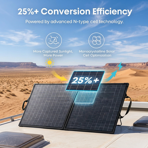 Panneau solaire pliable Anker SOLIX PS200 200W, efficacité 25%, homologué TUV IEC, XT60 pour Vanlife - Product Image 2