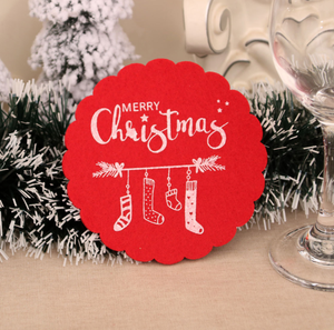 Dessous de verre de Noël en feutre de haute qualité en demande pour une utilisation au festival de Noël - Product Image 6