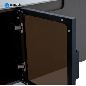 Soporte <span class=keywords><strong>de</strong></span> tv moderno para sala <span class=keywords><strong>de</strong></span> estar, mesa <span class=keywords><strong>de</strong></span> tv con trípode <span class=keywords><strong>de</strong></span> acero al carbono - Product Image 6