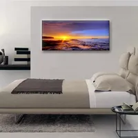 Grand panneau de peinture murale moderne, toile imprimée de paysage naturel, décoration de la maison, nouveau