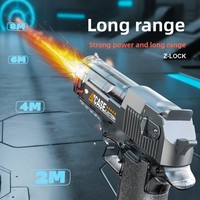 TikTok Hit Firelight Sand Eagle CP050 Hochgeschwindigkeits-Automatische Wasserpistole mit Pulsfunktion Manuelle/Automatische Modi Kunststoffmaterial Eis