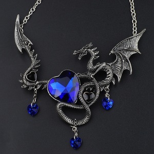 Nuevo collar Europeo Americano estilo <span class=keywords><strong>Retro</strong></span> exagerado oscuro gótico club nocturno accesorios creativos de personalidad para Mujeres Hombres - Product Image 3