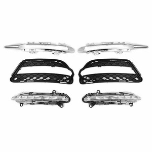 Kit de calandre inférieure avec feux antibrouillard avant et garnitures de calandre LED pour Mercedes-Benz Classe S W221, pièces automobiles 2008-2013 - Product Image 1