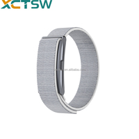 Bracelet intelligent OEM I-560 sans écran, moniteur de santé (oxygène sanguin, pression artérielle, fréquence cardiaque, sommeil), rappel d'alarme, bracelet connecté sport SW01