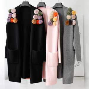 Vendita calda <span class=keywords><strong>cardigan</strong></span> in maglia di qualità affidabile a <span class=keywords><strong>lungo</strong></span> confortevole per le donne Chunky - Product Image 3