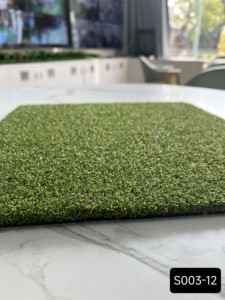 S003 ngoài trời golf màu xanh lá cây cỏ Mat Chất lượng cao cỏ nhân tạo cho thể thao và trang trí nội thất - Product Image 6