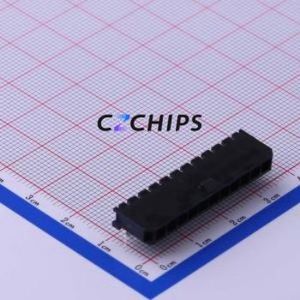 C3030WR-F-11P Wire-to-Board Pin Header Bent Lead Through Hole,P=3mm Connector 1x11P 3mm Right Angle Insert 11P - Product Image 1