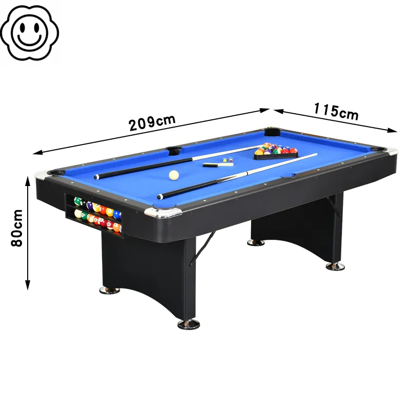 Table de billard pliable de style américain Équipement de loisirs d'intérieur pour tables de billard familiales pour adultes