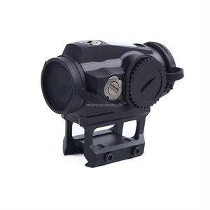 Lunette de chasse, viseur laser point rouge 1X20mm, sans parallaxe, en aluminium, avec 2 types de montage, panneau solaire réel, compatible avec une base de 20mm - Product Image 5