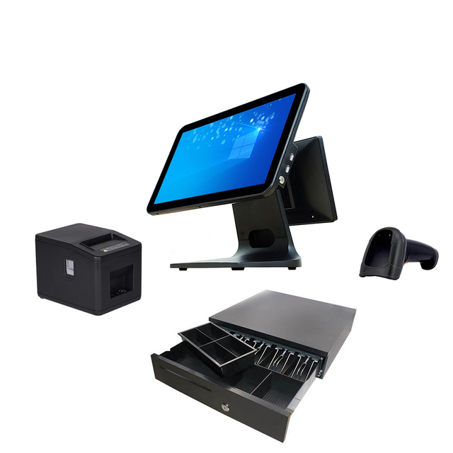 15.6 Inch Touch Screen POS System Cash Register Terminal for Retail Store Payment