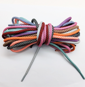 Custom-Made Casual Pants Reflective Polyester <b>Shoelaces</b> Hot-Selling Transparent Cap <b>Ropes</b> Wax <b>Rope</b> Bags Garments Drawcords - Product Image 3