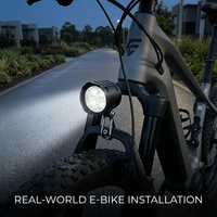 Pièces de vélo électrique universelles 36V 48V 60V 72V, phare à 4 LED ABS pour vélo électrique