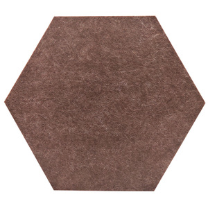 <span class=keywords><strong>Feuille</strong></span> de panneau acoustique en feutre de fibre de polyester pour le bureau Mix Color Hexagon Pet 100% Noise Absorber - Product Image 5
