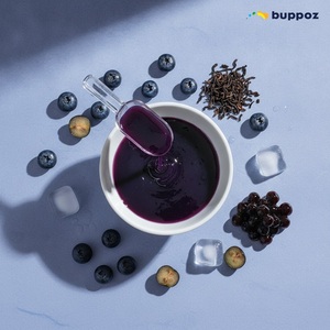 น้ำเชื่อมบลูเบอร์รี่ 5 กก. ขวด ฮาลาล HACCP สำหรับร้านชานมไข่มุก ขายส่ง - Product Image 4
