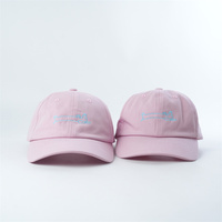 Volwassenen- en kindermaat 6-panel unstructured petten, aangepaste borduurlogo kleine petten