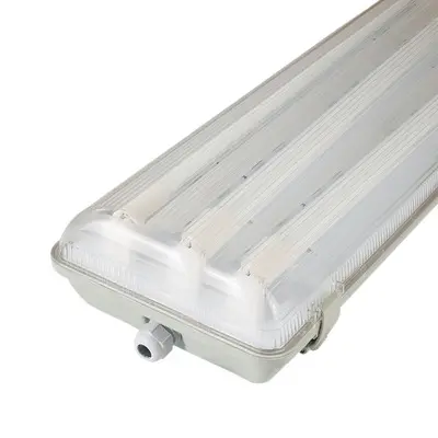 Parkeerplaats Dubbele 18W Emergency Led Batten Triproof Armatuur