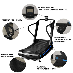 <span class=keywords><strong>Tapis</strong></span> roulant manuel sans électricité, haute efficacité, auto-propulsé, pour la maison, la salle de sport ou le studio - Product Image 5