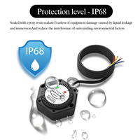 Capteur d'immersion à point unique, sortie RS485 et relais, haute sensibilité pour liquides isolants et conducteurs, alarme de fuite pour salle serveur