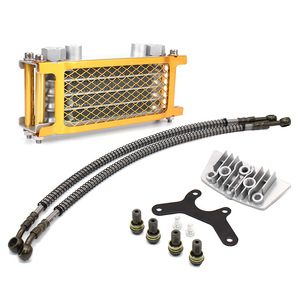 Kit de Enfriador de Aceite Zuqing para Sistema de Refrigeración de Motocicletas con Manguera y Soporte de Montaje OC106 - Product Image 3