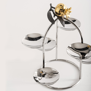 Soporte Redondo Creativo de Estilo Europeo para Pastel de Té de la Tarde, Soporte de Exhibición para Aperitivos, Soporte para Exhibición de Macarons para Hoteles - Product Image 6