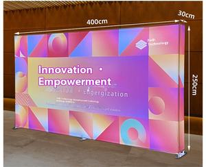 محمول 8ft 10ft معرض خلفية قابلة للطي المعرض التجاري لفة سحب البوب كشك تمتد أو الإعلان - Product Image 3
