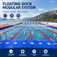 Pontón Flotante de HDPE Directo de Fábrica, Bloque Flotante Modular de Plástico, Cubo Flotante para Plataforma Acuática, Embarcadero, Yate