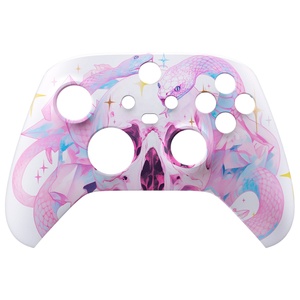 EXtremeRate Celestial Serpent's Embrace - Carcasa Frontal de Repuesto para Control de Xbox Series X S, Accesorios Personalizados - Product Image 1