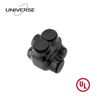   Conector de Empalme Mecánico de 1 Puerto Sin Herramientas 750kcmil-1/0AWG, Terminal Rápido Aislado de Doble Clasificación CU9AL 600V para Cable