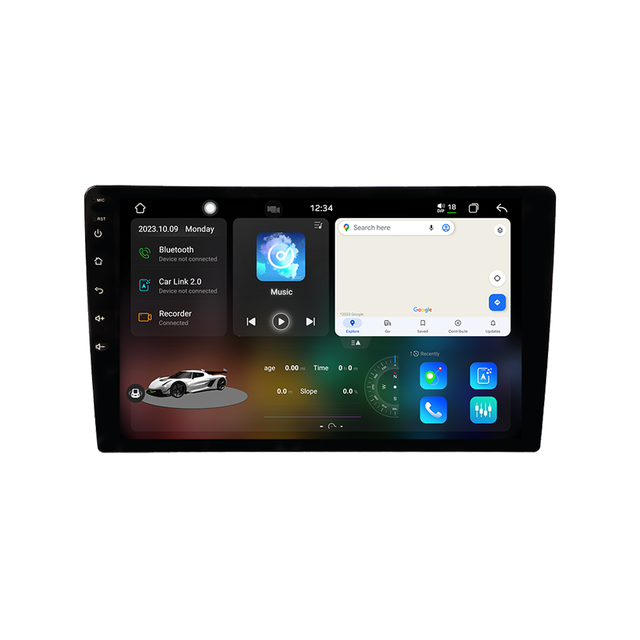 7870 Universal 2K Touch Screen Android 13 Car Split-screen GPS/AM/FM/ Navigation Radio Multimedia Video Car DVD Player