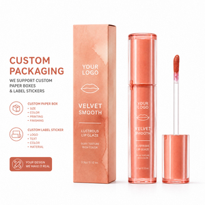 Gloss à lèvres scintillant hydratant longue durée, végétalien, <span class=keywords><strong>naturel</strong></span>, bio, personnalisé, à faible MOQ, avec étiquette privée, pour le <span class=keywords><strong>contour</strong></span> des lèvres - Product Image 2