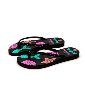 Tongs antidérapantes en caoutchouc avec logo personnalisé Salle de bain Sublimation Pantoufles pour femmes - Product Image 2