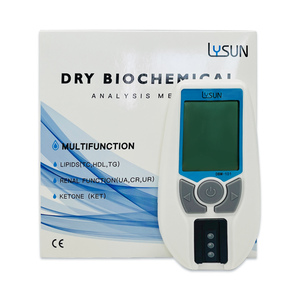 7 em 1 ÁCIDO ÚRICO CREATININA UREA TC HDL Triglicerídeo CHOL HDL Análise da função renal Dry Bioquímico Blood Lipid Analysis Meter - Product Image 1
