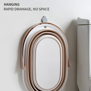 2024 새로운 접이식 TPR 다기능 청소 버킷, 다기능 애완 동물 목욕 접이식 버킷 스몰 사이즈 - Product Image 4