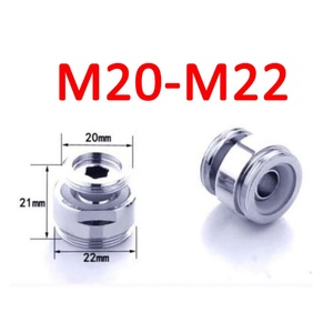 Adaptador de latón macho-hembra de 12/14/16/18/20/22/24 mm para grifo de baño y cocina, con boquilla giratoria de 360 grados. - Product Image 2