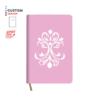 2020 artigianale KJVER RVR <span class=keywords><strong>economia</strong></span> rosa pelle avvolta in argento legante timbro sventola impermeabile Telugu bibbia per ragazze - Product Image 1