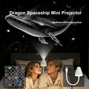 Proyector de Luz de Estrellas USB Portátil para Auto, Mini Lámpara de Cielo Galáctico, Luz Nocturna Pequeña para Vehículo, Mesita de Noche, Iluminación Ambiental para Tiendas de Campaña - Product Image 2
