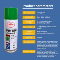 Peinture en aérosol OEM 400ML, résistante à la chaleur, phosphorescente, pelable, chrome doré miroir, pour meubles et voitures, principalement acrylique