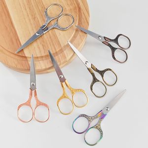 Chinese Retro Plum Blossom Scissors Stainless Steel Straight Head Home Office Use Embroidery Tea Ceremony Small Scissors - Product Image 3