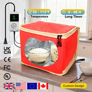 YONGLI Verbesserte Faltbare Gärbox für Brot mit 50-113 ℉   Temperaturkontrolle & 48-Stunden-Timer Brot-Wärmebox mit Metallgestell Teig-Gärbox - Product Image 4