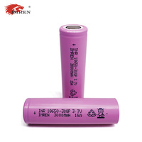 Batterie Rechargeable Li-ion, pour samsung 18650, 3.7 V, 3000mah, inr3.7, 18650 v, original, vente en gros