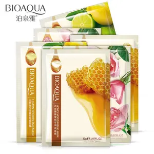 BIOAQUA-mascarilla facial para el cuidado de la piel, esencia natural blanqueadora, rosa, OEM/ODM