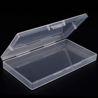 Boîtes à gâteaux rectangulaires transparentes en plastique PP, vente en gros d'usine, emballage alimentaire recyclable, pièces de stockage, logo personnalisé accepté